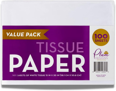 White Tissue Paper for Gift Bags   100 Sheets Mothers Day Wrapping Paper for Pac