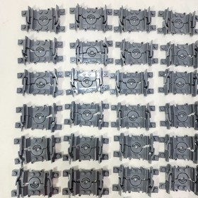 Flexible Train Track 64022 for LEGO City Railway RC Train Sets 82pc Lot Gray