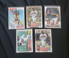 2023 Michael Harris Topps/Bowman 5 Card RC Lot Braves