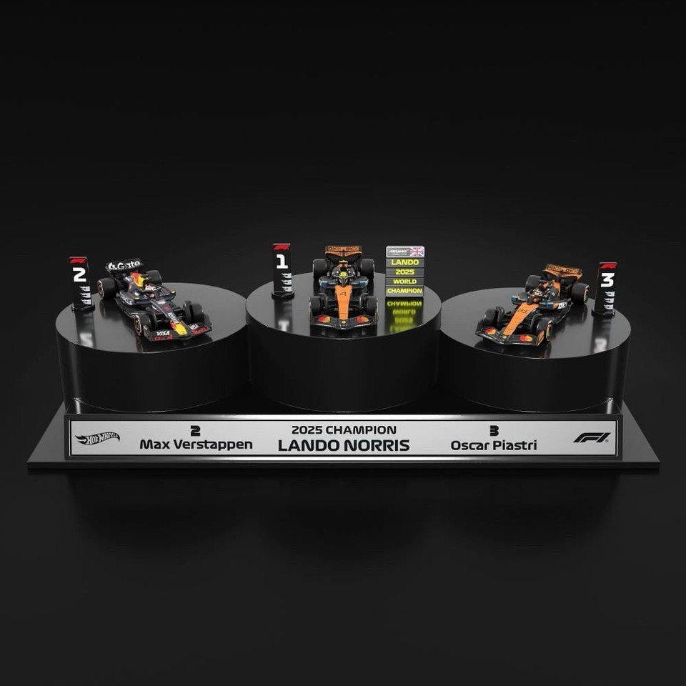 Hot Wheels 2025 Formula 1 F1 Podium Set NEU OVP MISB NRFB