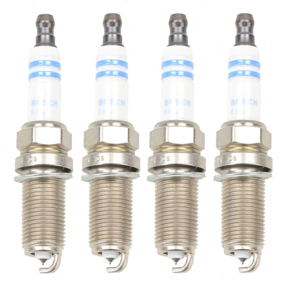 4 pc Bosch Double Platinum Spark Plugs for 2010-2013 Suzuki SX4 2.0L L4 on