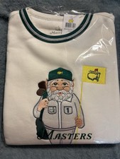 NEW 2026 Size Medium Masters Crew Neck White GNOME Sweatshirt Augusta National