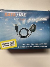 USB 2.0 To SATA/IDE Power Supply for HardDisk HDD SSD with External Adapter
