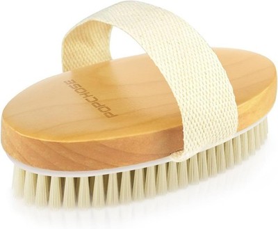 Dry Brushing Body Brush Natural Bristle Exfoliating Cellulite Skin Care