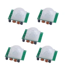 5pcs HC-SR501 PIR Infrared Motion Sensor Human Body IR Movement Detector Sens...