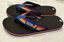 Official HotVWs Magazine VW Flip-flops Sandals sLiPpAhS Mens SIZE 12 🤙🏾😁
