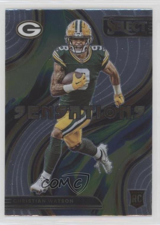 2022 Panini Select Sensations Christian Watson #SEN-25 Rookie RC 2r8