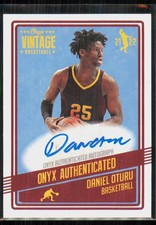 2021-22 Onyx Vintage Signatures Daniel Oturu Auto #VADO