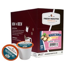 , Hawaiian Macadamia Nut, Flavored Coffee Pods, K-Cup Compatible, 24 Count