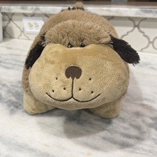 Pillow Pets Snuggly Puppy Tan Brown 17 Plush Dog Super Soft Stuffed Animal