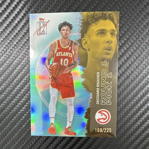 2025-26 Topps Signature Class - Zaccharie Risacher Rookie #61 Hawks 160/225 Teal