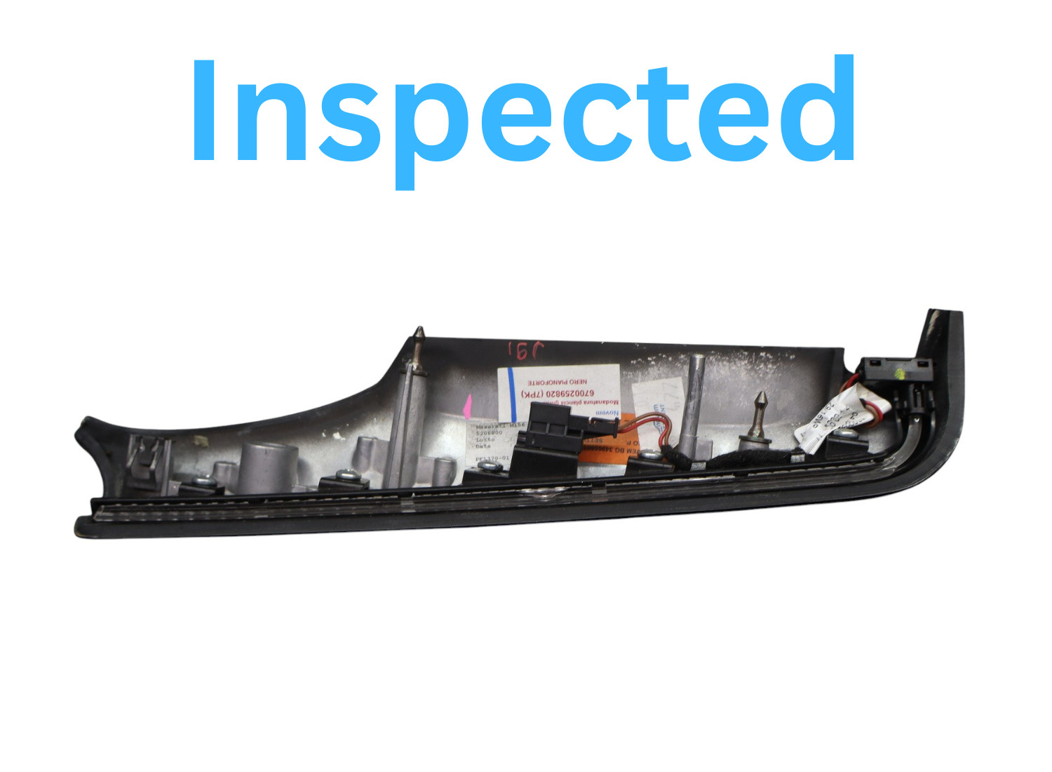14-19 Maserati Quattroporte Left Side Dash Gloss Cover Trim Panel Black Oem