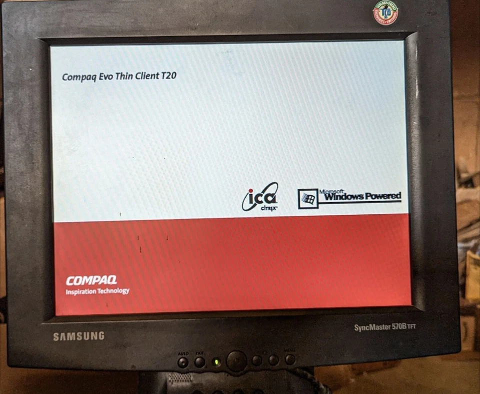 Compaq EVO T20 Thin Client No Power Supply - Image 2 of 3