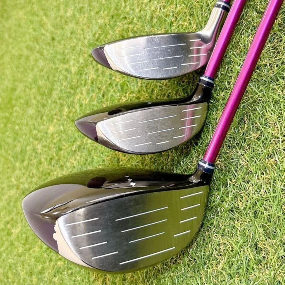 Ladies GLOBERIDE ONOFF DRIVER FW Hybrid Utility 3pcs Set Flex-L LP-416 With H/C - Image 4 of 4