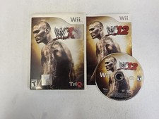 WWE '12 Nintendo Wii Wrestling Video Game CIB w/ Manual 2011 Tested & Working