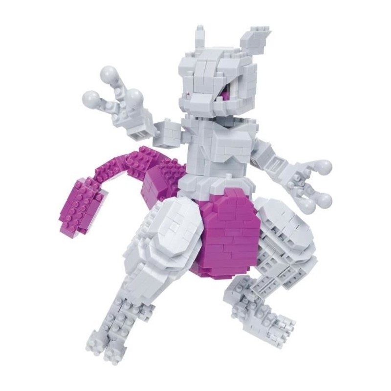 Pokémon Mewtwo Nanoblock Bandai idée cadeau originale pour fan de rétrogaming