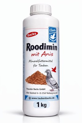 Backs Rodimin 1000g Mineralfutter für Tauben mit Muschelkalk
