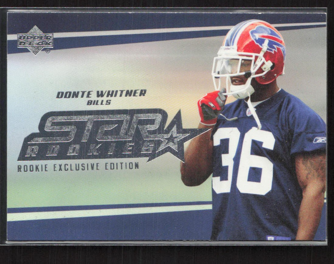 2006 Upper Deck #226 Donte Whitner Rookie Exclusive Edition Star Rookies