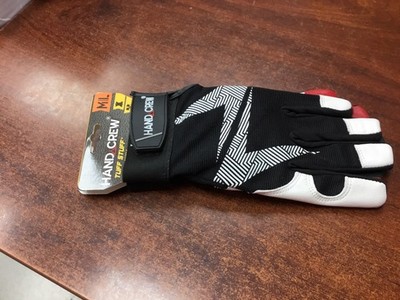 NEW Hand Crew Tuff Stuff Goatskin Leather Palm Gloves - Medium/Large HG-3137ML