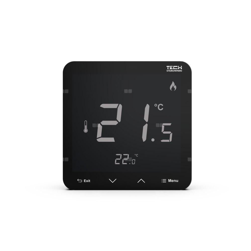 ROOM TEMPERATURE CONTROLLER WIRELESS BLACK WG.11.0625