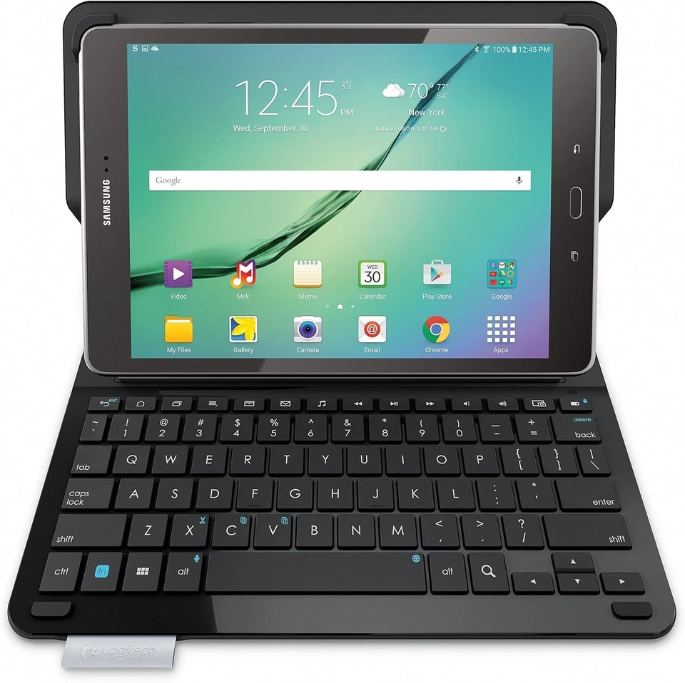 Logitech Type S Keyboard Case for Samsung Galaxy Tab S2 9.7  Black - Image 3 of 4