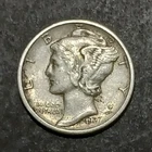 1937 D Mercury Dime90% Silver Avg Circ Denver Minted