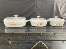Vintage Wildflower Corning ware 6 Pieces