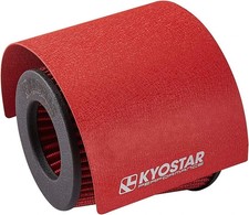 Universal Steel Air Filter Heat Shield Cover Burning Air Intake Filter Red