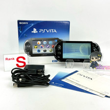 PS Vita PCH-2000 Black Console S Rank Sony PlayStation with Box 1Day Ship 640