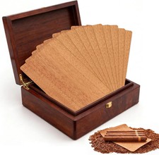 10 Spanish Cedar Sheets for Cigar Humidors, 6.7 x 4.4 x 0.02 Inch Veneer