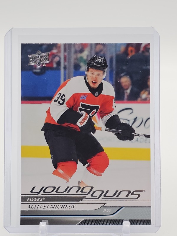 MATVEI MICHKOV 2024-25 UD SERIES 2 YOUNG GUNS ROOKIE #492 FLYERS Q3286