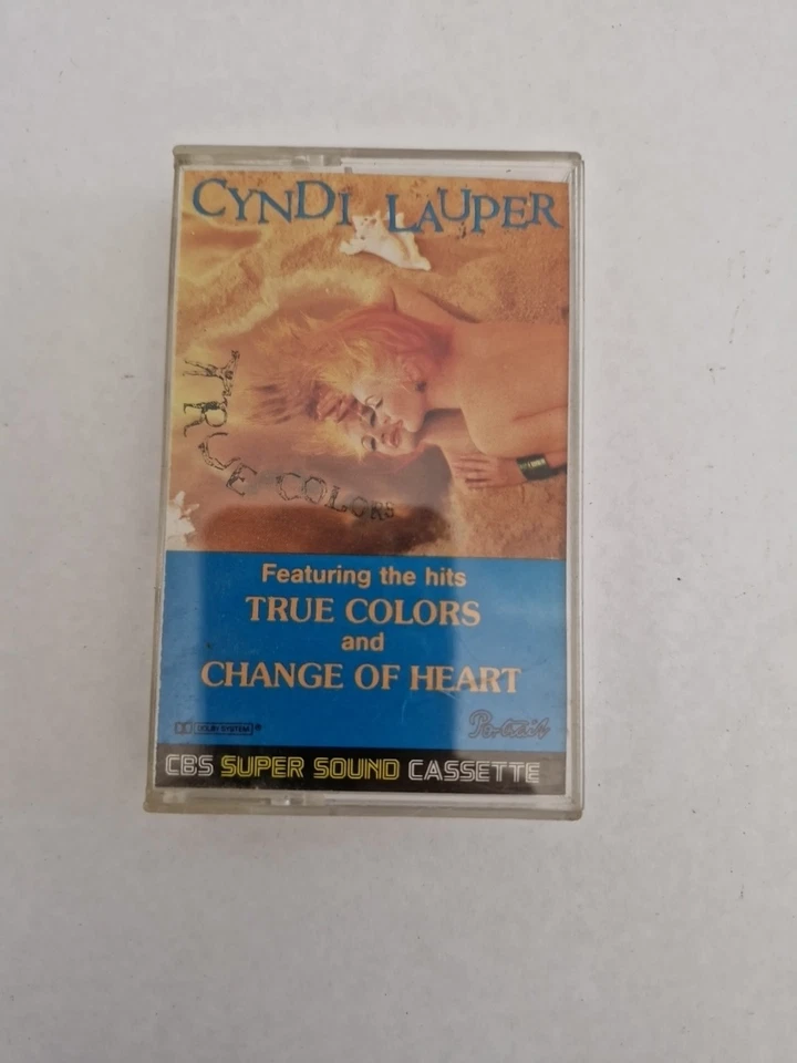 Cyndi Lauper - True Colors, 1986  Music Cassette Tape Album - Image 3 of 4