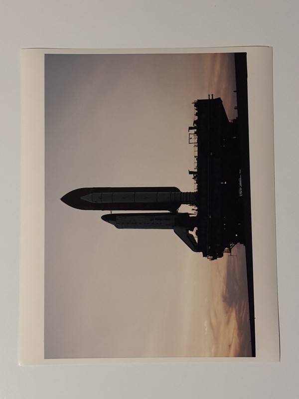 NASA STS-76 Atlantis Moves Toward Launch Pad 39B For Mission Press Photo 2
