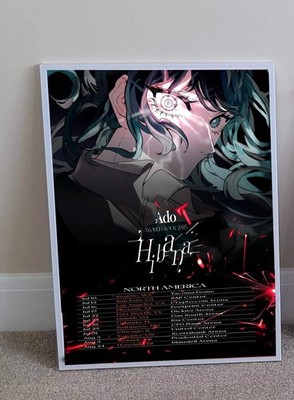 Ado World Tour 2025 Hibana Poster | eBay
