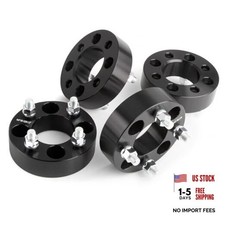 4X4 1.5" 38mm Golf Cart Wheel Spacers Adapters with 1.5" - 4x4 - 4pcs black
