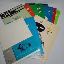 Lot: Vtg The Pointer System Lowrey Organ Course Books 1-5 Others, Organ Manual