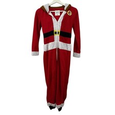 Buc-ee's Youth Beaver Mascot Buc Union Santa Suit Costume Pajamas Size YXS/S