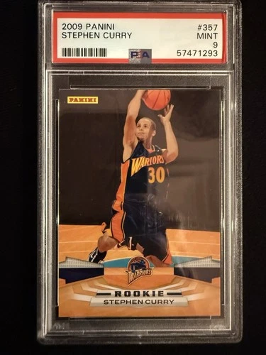 Panini 2009-10 Stephen Curry Rookie Card #357 PSA 9 Mint Warriors Basketball