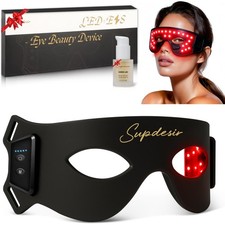 Red Light Therapy for Eyes, 8-in-1 LED Light Therapy  5-Level Gentle Vibration