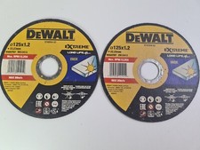 2x Dewalt Extreme Disc 125 x 1,2 / 22,23 mm / Inox / DT43904-QZ / EN12413 / 2 X