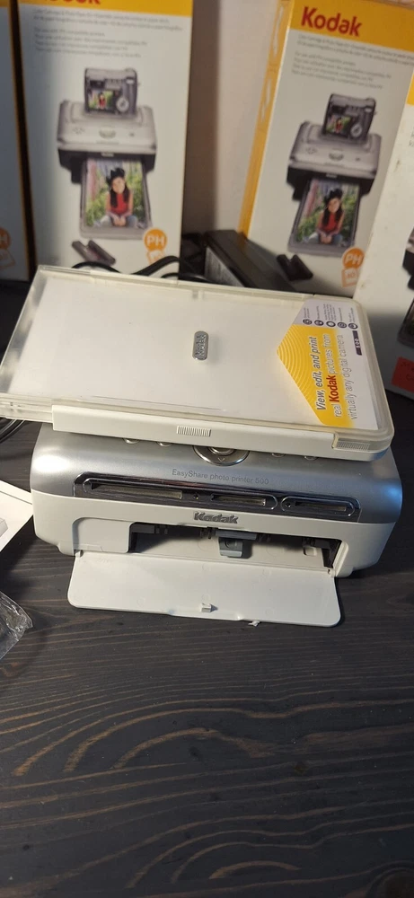 Kodak EasyShare Photo Printer 500 With Color Cartridges And Photo Paper Refills