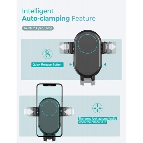 For Samsung Galaxy S24/S25/Plus/Ultra - Dashboard Air Vent Car Wireless Holder - 第 6/10 張圖片