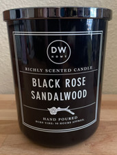 DW Home Candle Sándalo Rosa Negro XXL 26.7oz 90 horas de tiempo de combustión ¡NUEVO! JUMBO