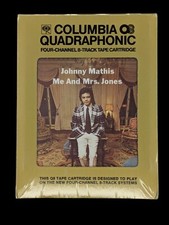 SEALED, Johnny Mathis &lrm;&ndash; Me And Mrs Jones CAQ 32114, 8-Track Cartridge, US, 1973