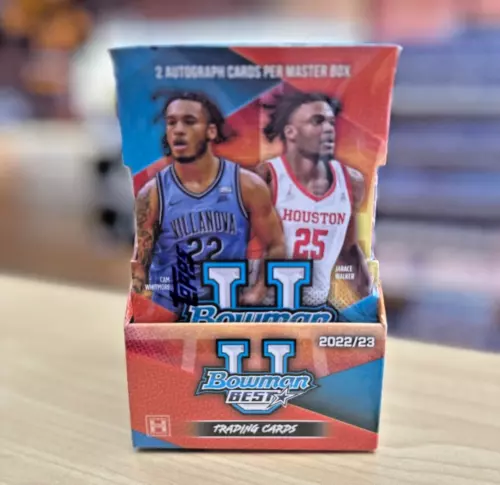 2022-23 Bowman U. Best Basketball Master Hobby Box (Wemby, Caitlin Clark Autos?)