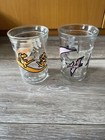 Vintage Welch's Jelly Jar drinking Glasses Dinosaurs Set of 2 PTERANODON & T-REX — photo 5