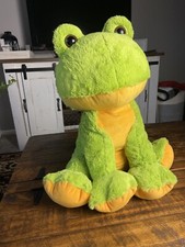 18 Green And Yellow Plush Soft Frog