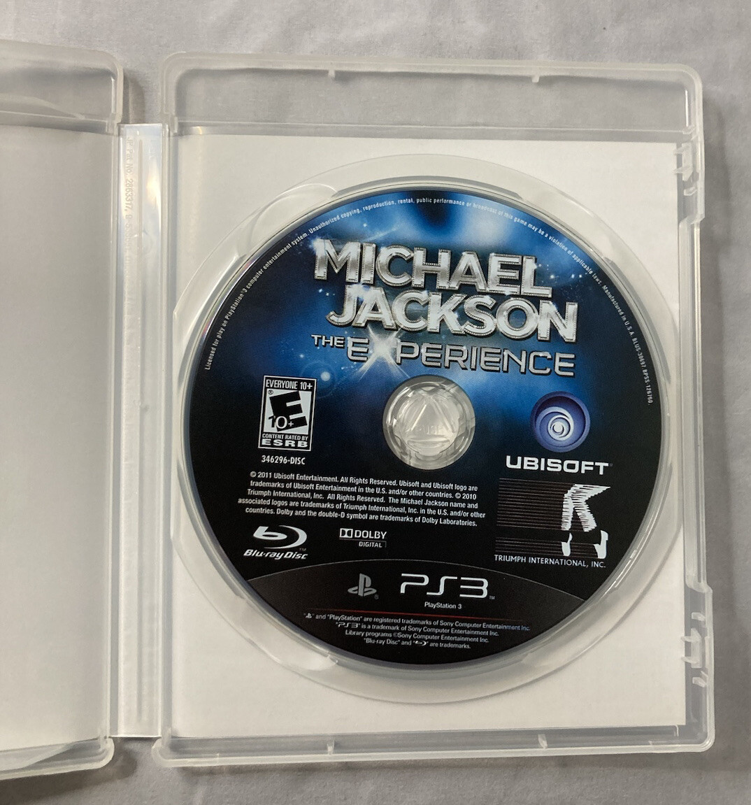 Michael Jackson: The Experience Sony PlayStation 3 PS3 Case Michael Jackson: The Experience Sony PlayStation 3 PS3 Case