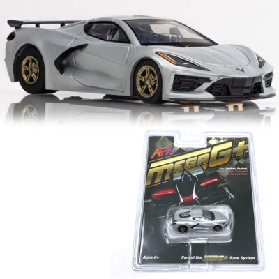AFX 22095 Mega-G+ Corvette C8 Ceramic Matrix Metallic HO Slot Car