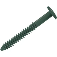 BUILDERS EDGE 3 In. Vinyl Shutter Fastener, 23 x (12-pack) Green